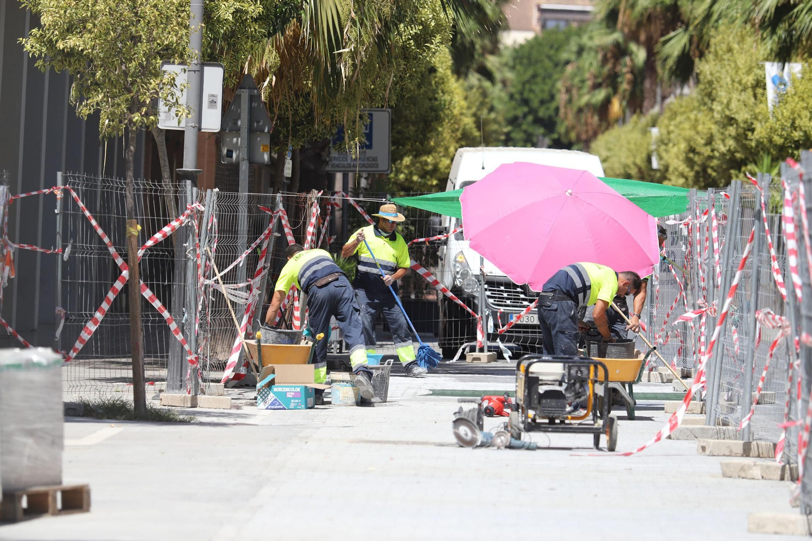 Imágenes de las principales obras públicas que se están llevando a cabo en Huelva