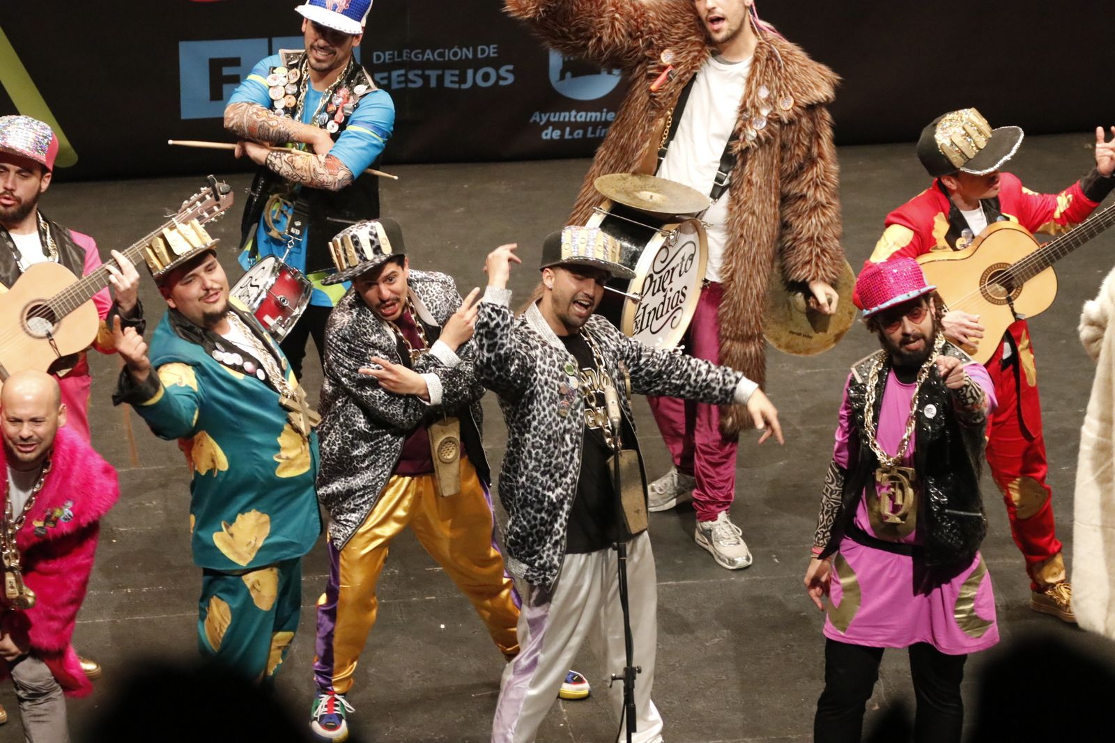 Final del concurso de Carnaval de la Concha Fina de La Línea