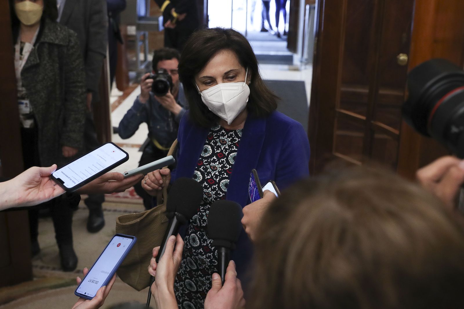 Margarita Robles en el Congreso de los Diputados