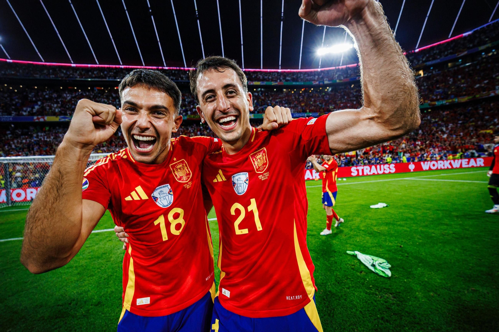 Las mejores imágenes del España - Francia
