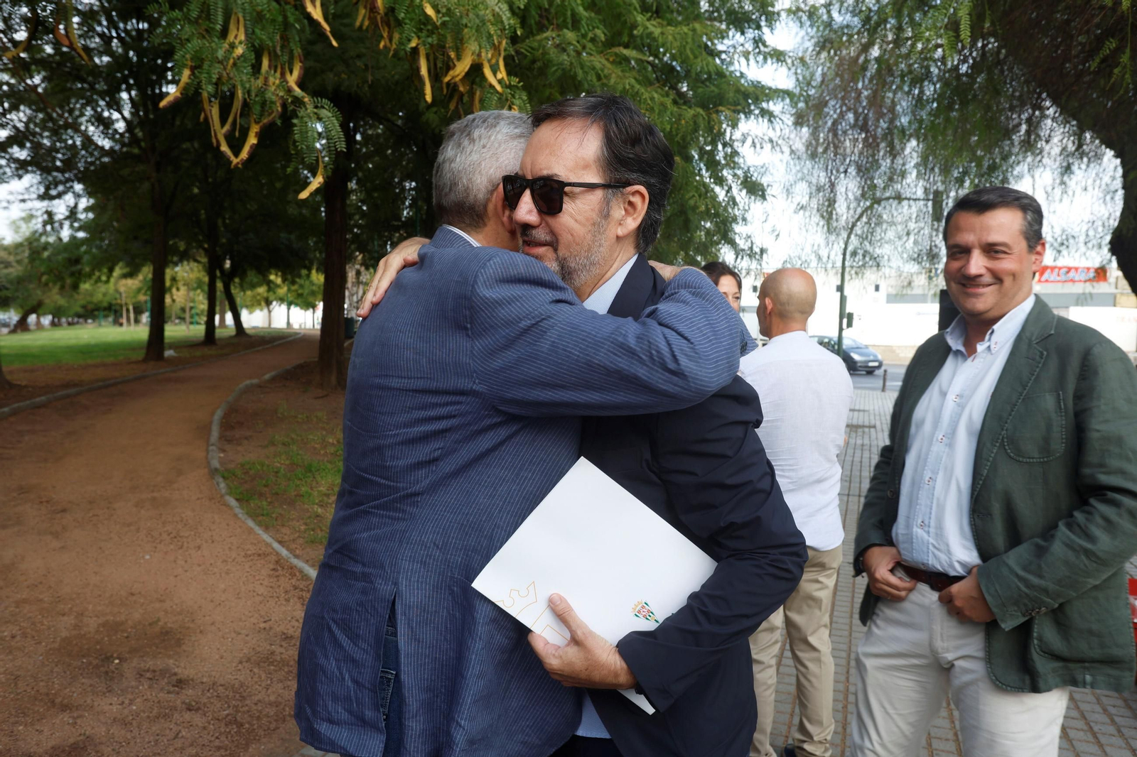 Las mejores imágenes del acto en homenaje a Juanín, leyenda del Córdoba CF