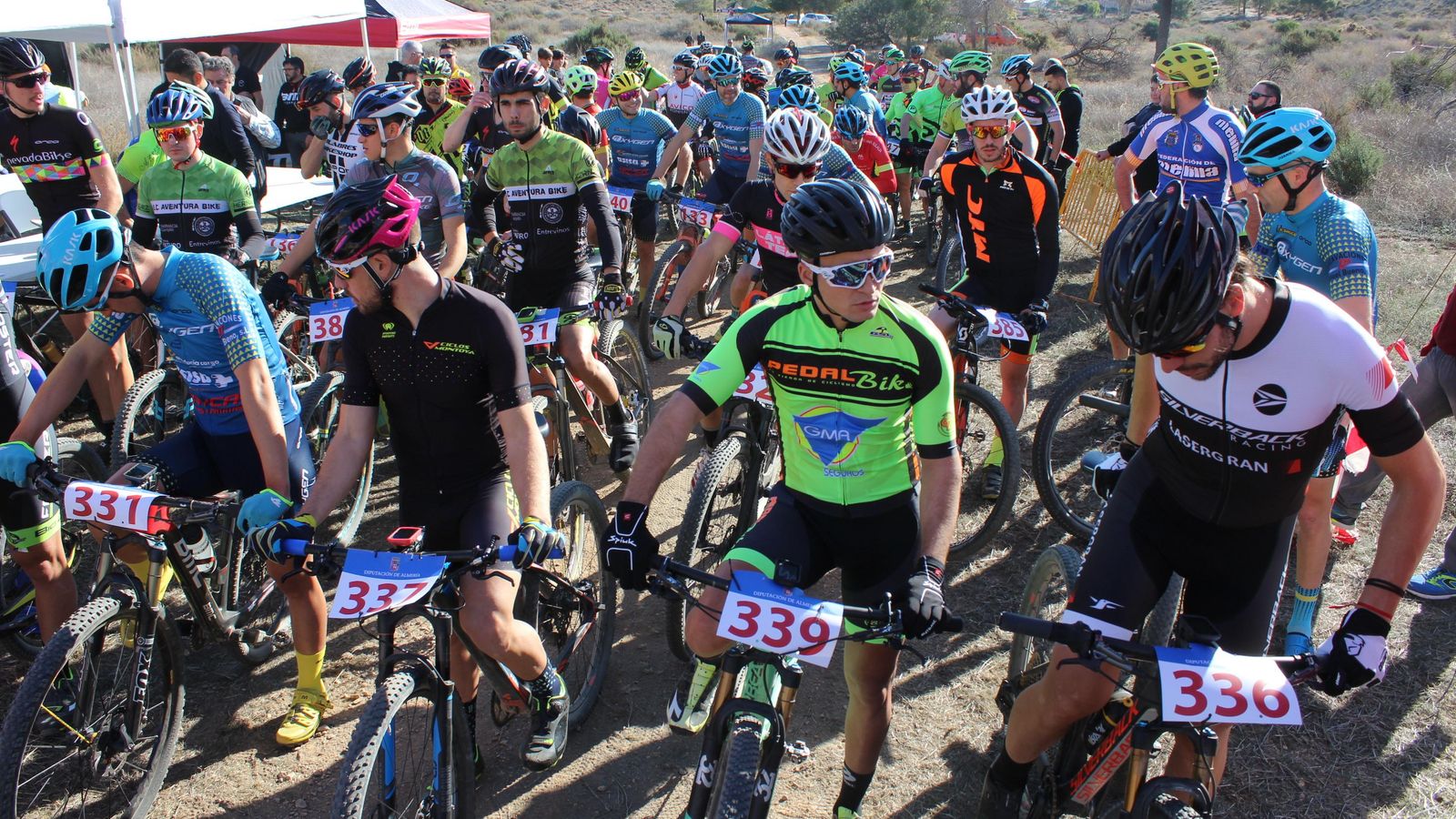 La prueba contó con mucha participación