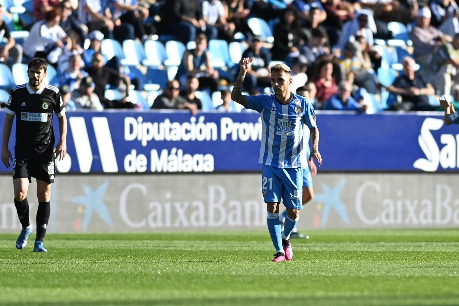 El Málaga CF - Burgos, en fotos
