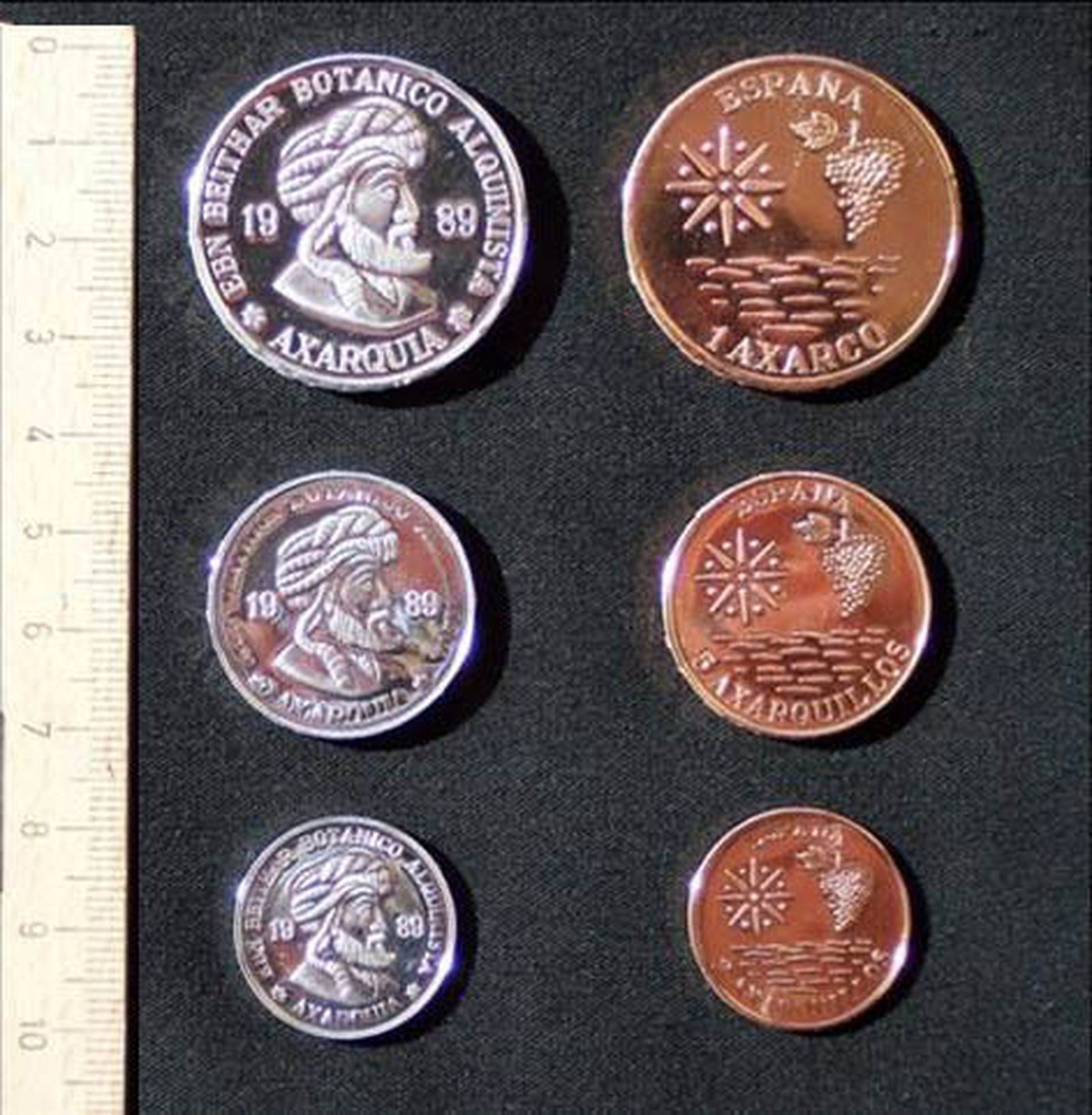 Axarcos de distinto valor.