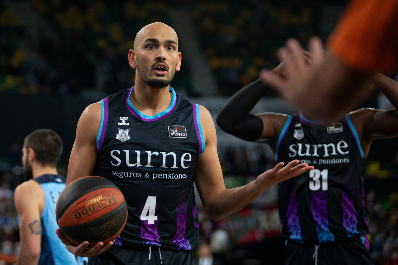 Stefan Peno, en un partido en Miribilla.