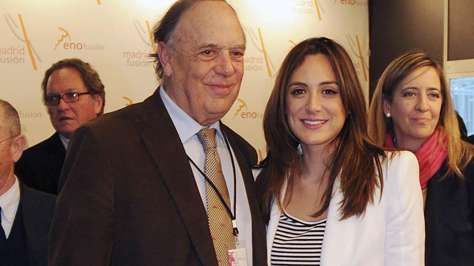 Tamara con su padre, el antiguo marqués de Griñón.