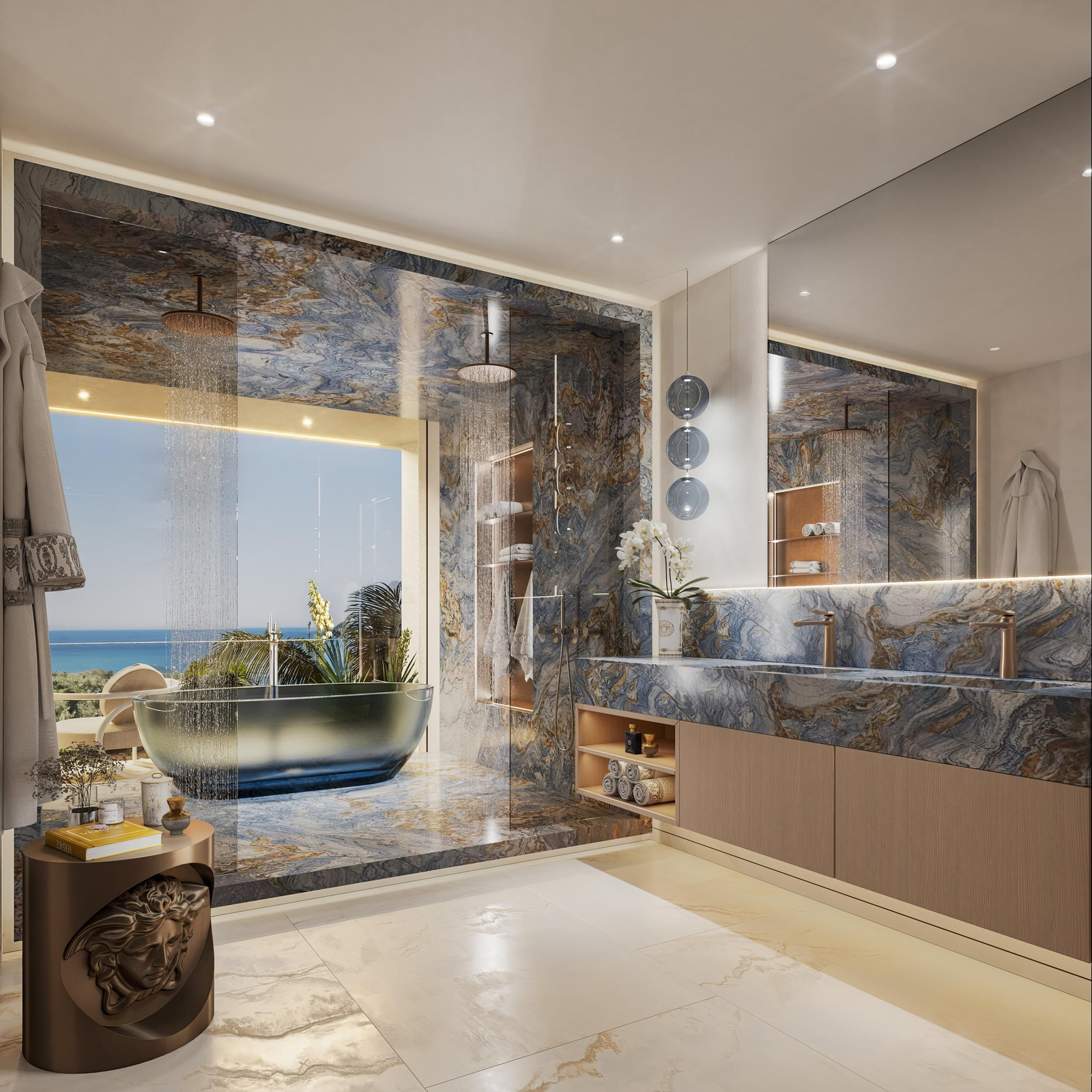 'Ocho de oro', en fotos: así serán las exclusivas villas de Versace Home en Marbella
