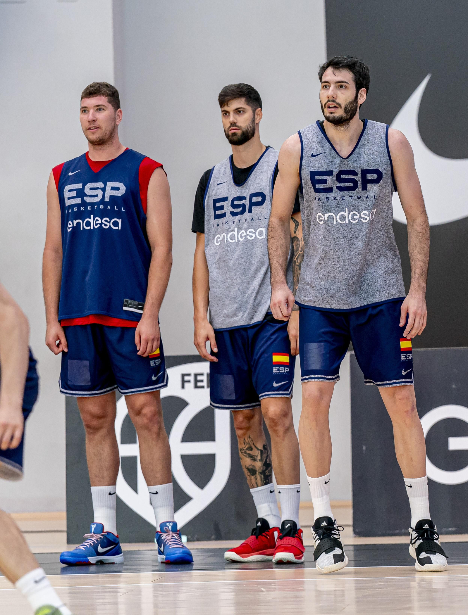 La selección española sigue trabajando en Madrid La selección española sigue trabajando en Madrid