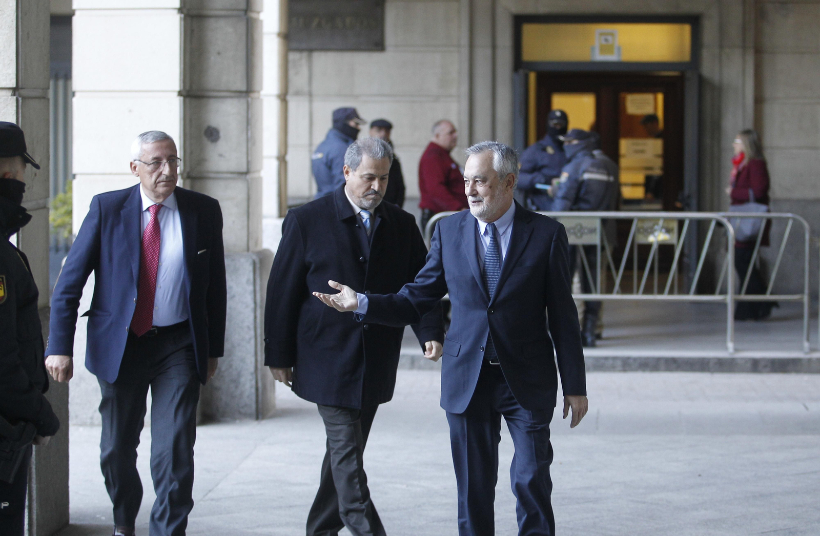 Primera sesión del juicio de los ERE