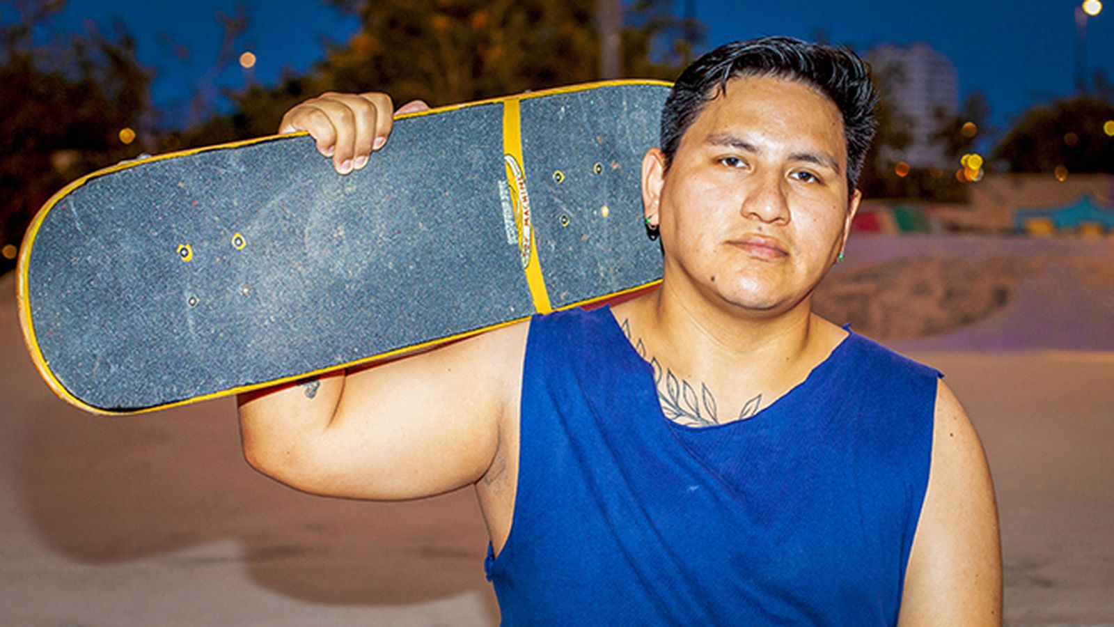 Angelo David Borda, skater peruano