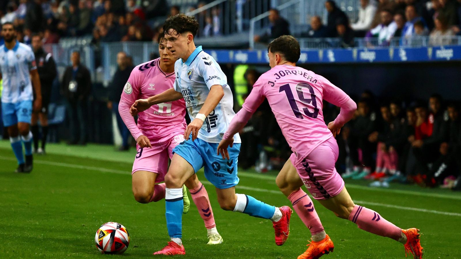 Aarón Ochoa, en su debut con el primer equipo.