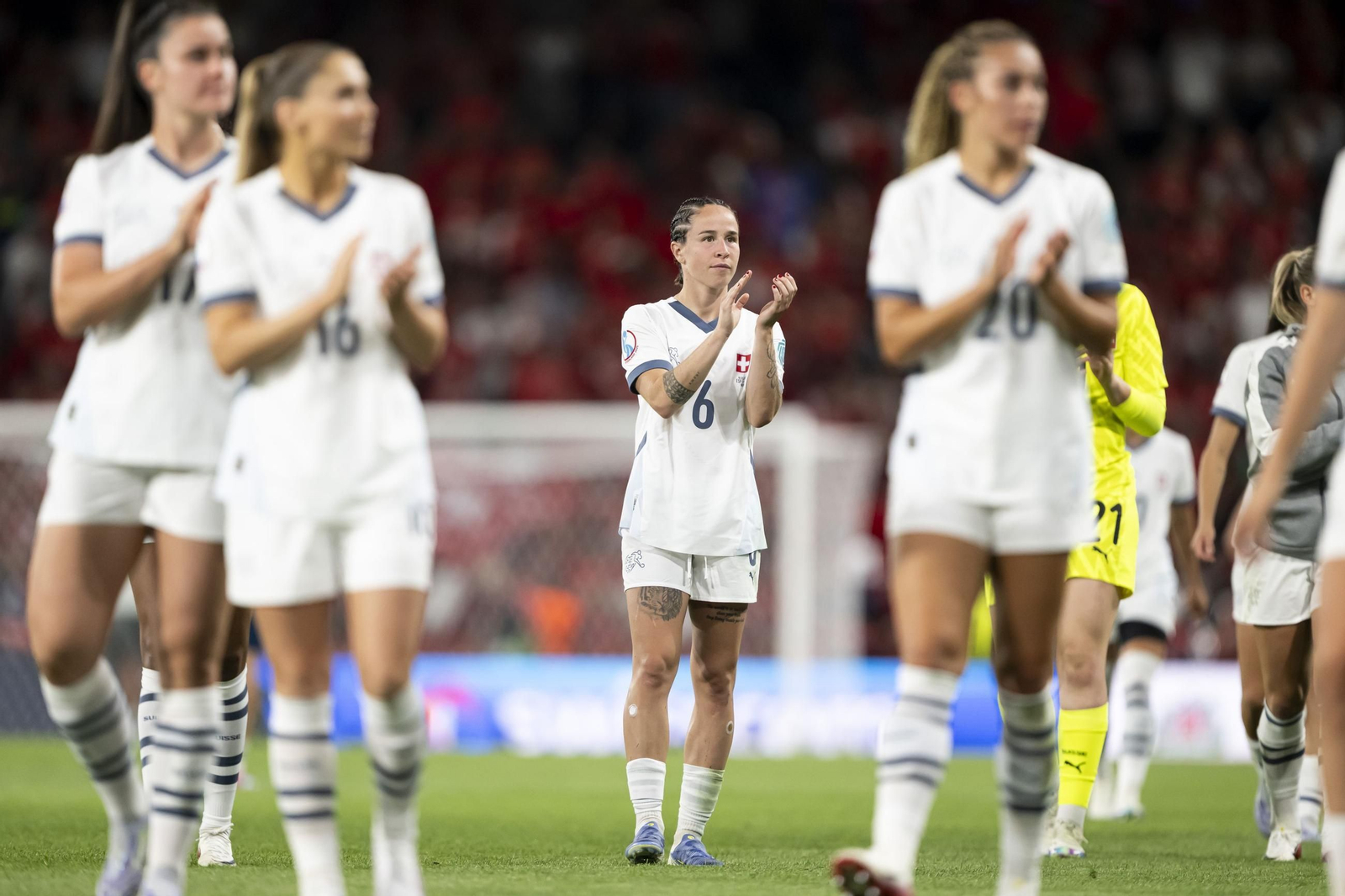 Las mejores fotos del España-Suiza en la Eurocopa femenina