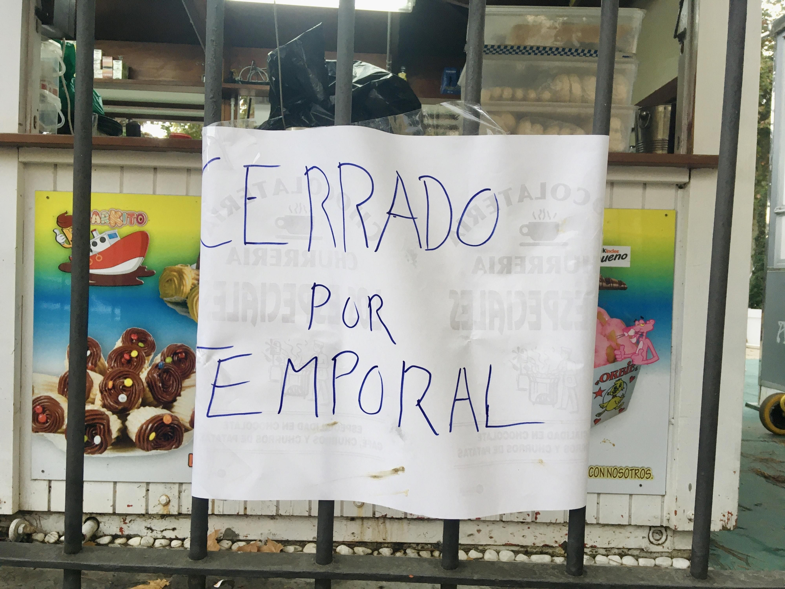 El parque María Cristina de Algeciras, este jueves.