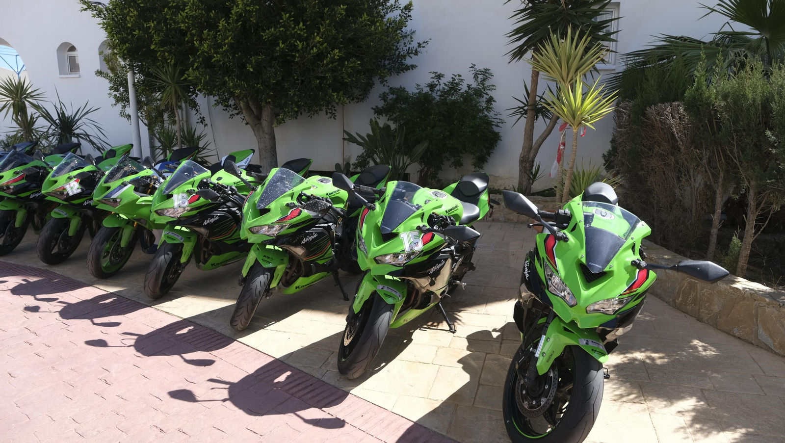 Las imágenes de las motos Kawasaki en Mojácar