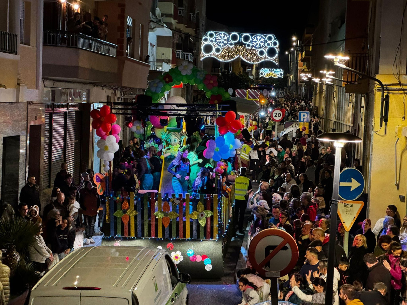 Los Reyes Magos a su paso por Motril