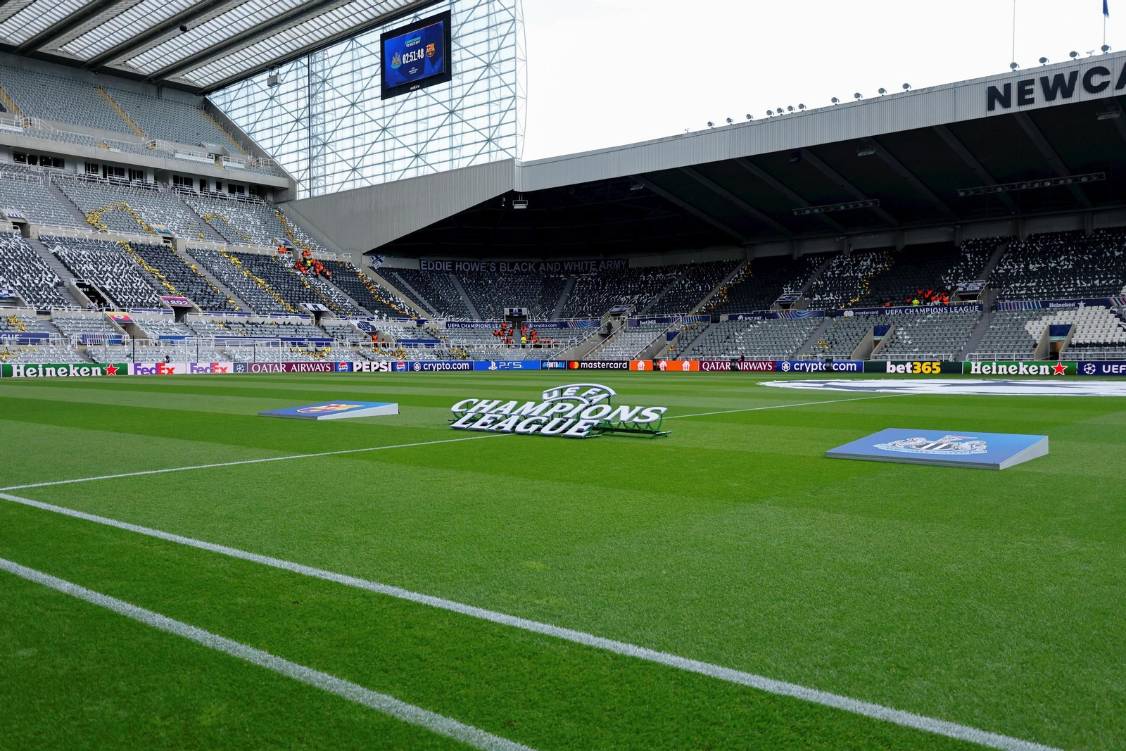 Las fotos del Newcastle-Barcelona