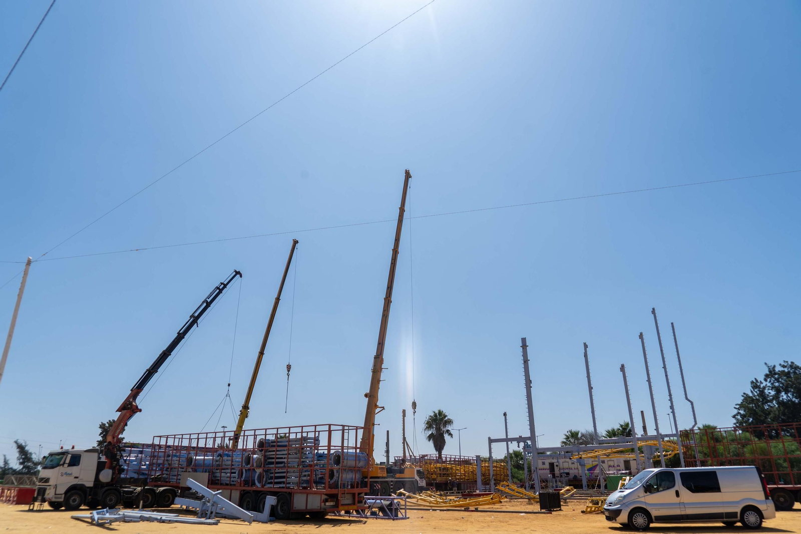 Imágenes del recinto de las Fiestas Colombinas días después de su final