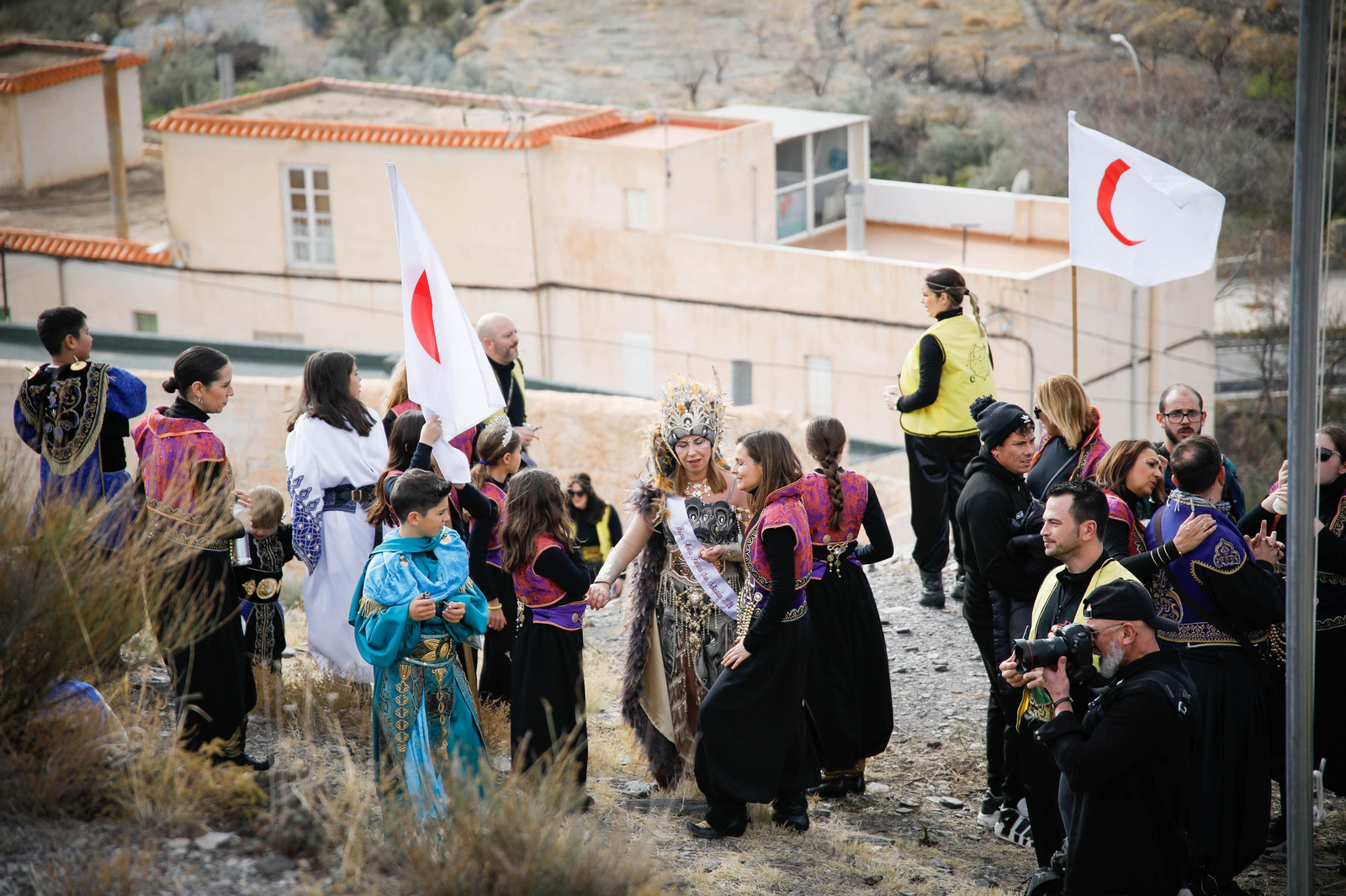 Última guerrilla en Gérgal entre moros y cristianos.