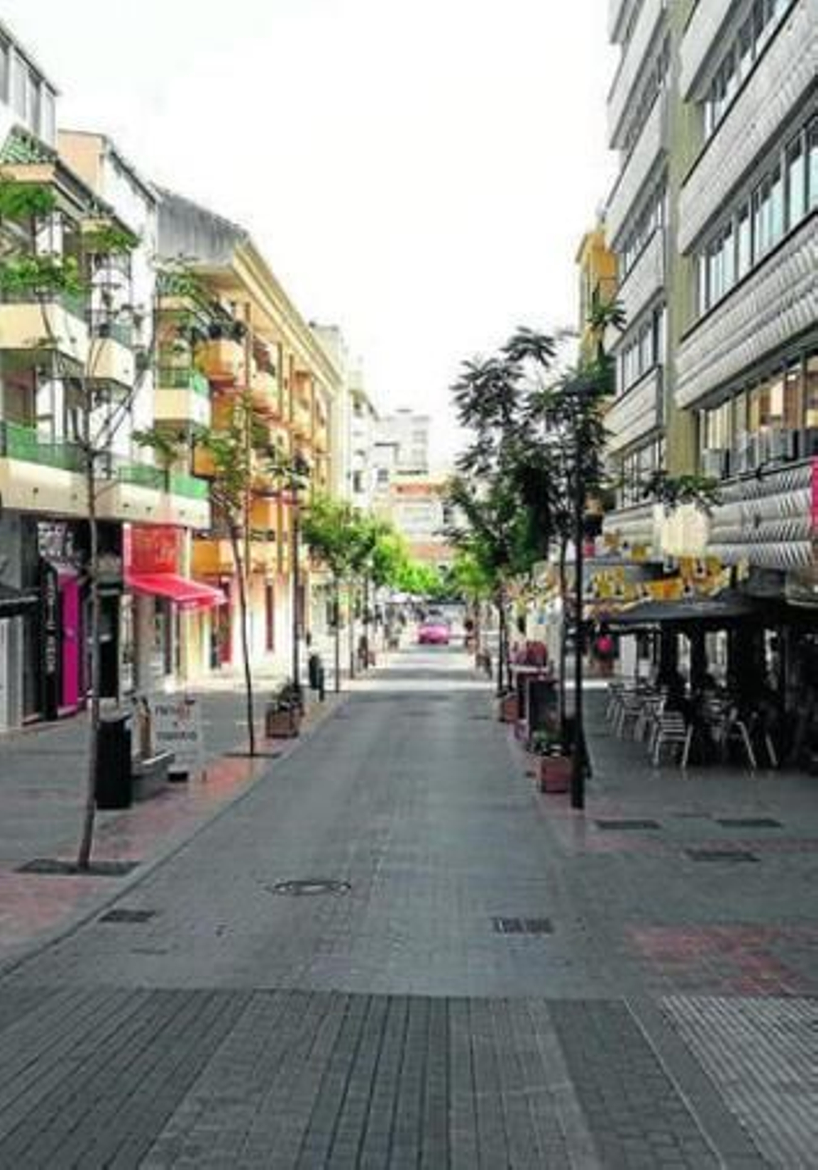 La calle Alonso de Bazán, una de las incluidas en la remodelación.