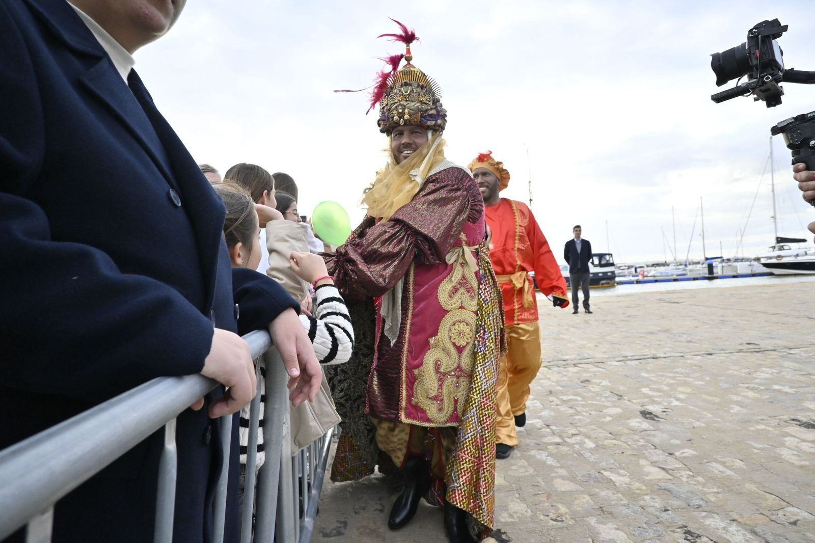 Las mejores fotografías de la llegada de los Reyes Magos a Huelva