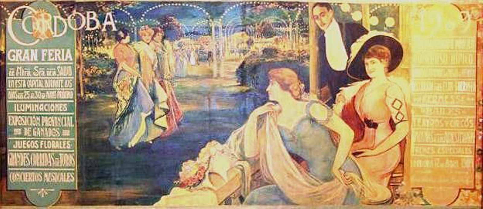 Cartel de la Feria de 1909