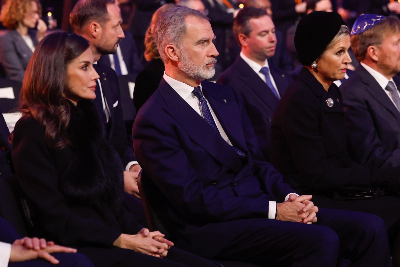 Los Reyes de España asisten al 80 aniversario de la liberación del campo de concentración de Auschwitz