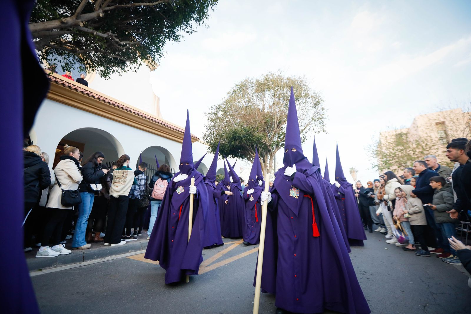 La procesión del Encuentro, en imágenes