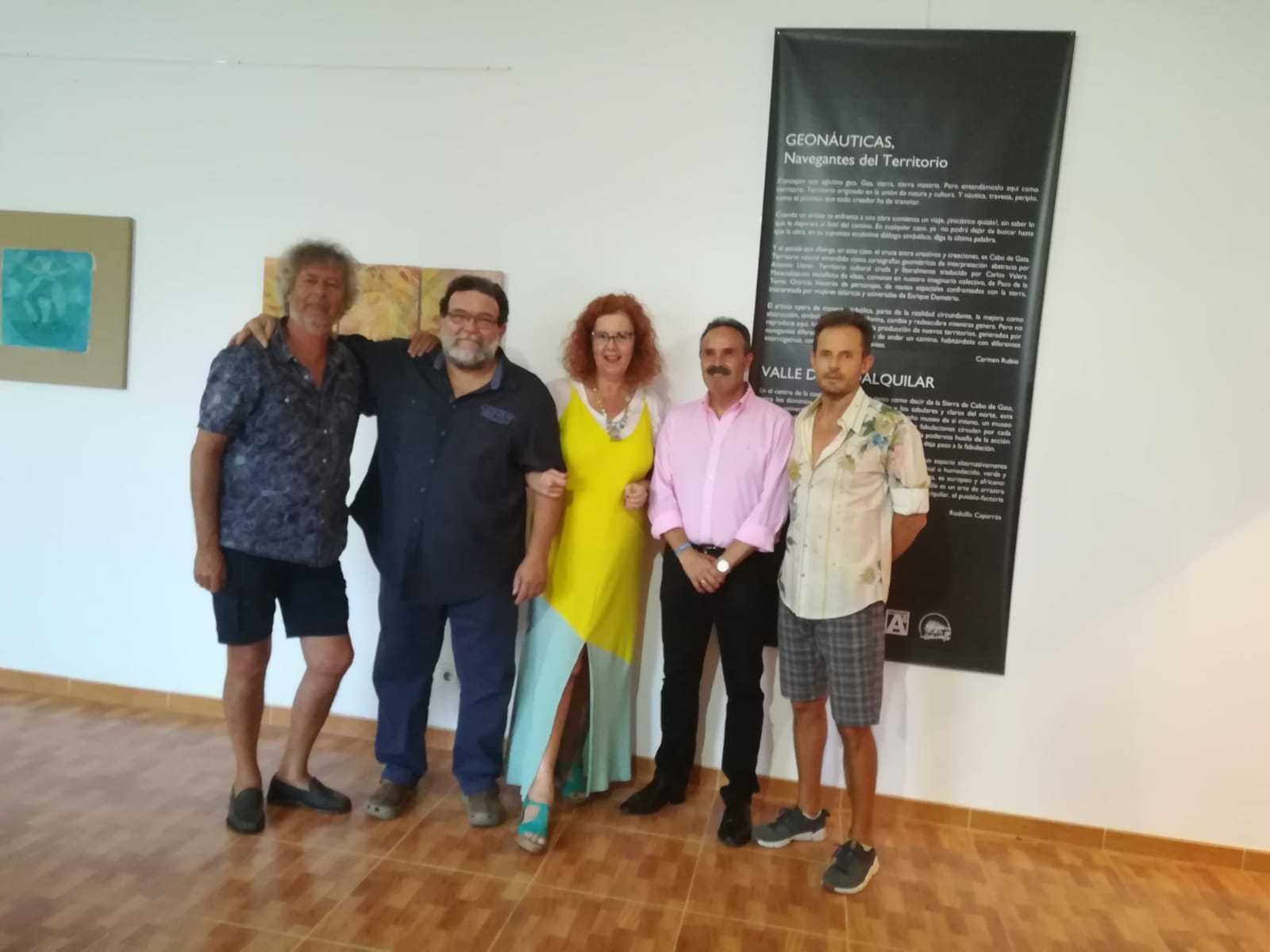 Rodolfo Caparrós, Enrique Demetrio, Carmen Rubio, Alfredo Valdivia y Carlos Valera.