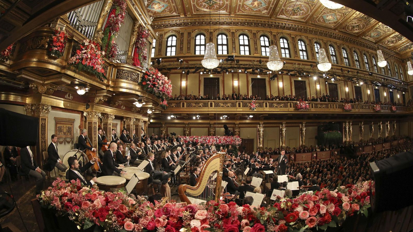 Una imagen de la Sala Dorada de la Musikverein.