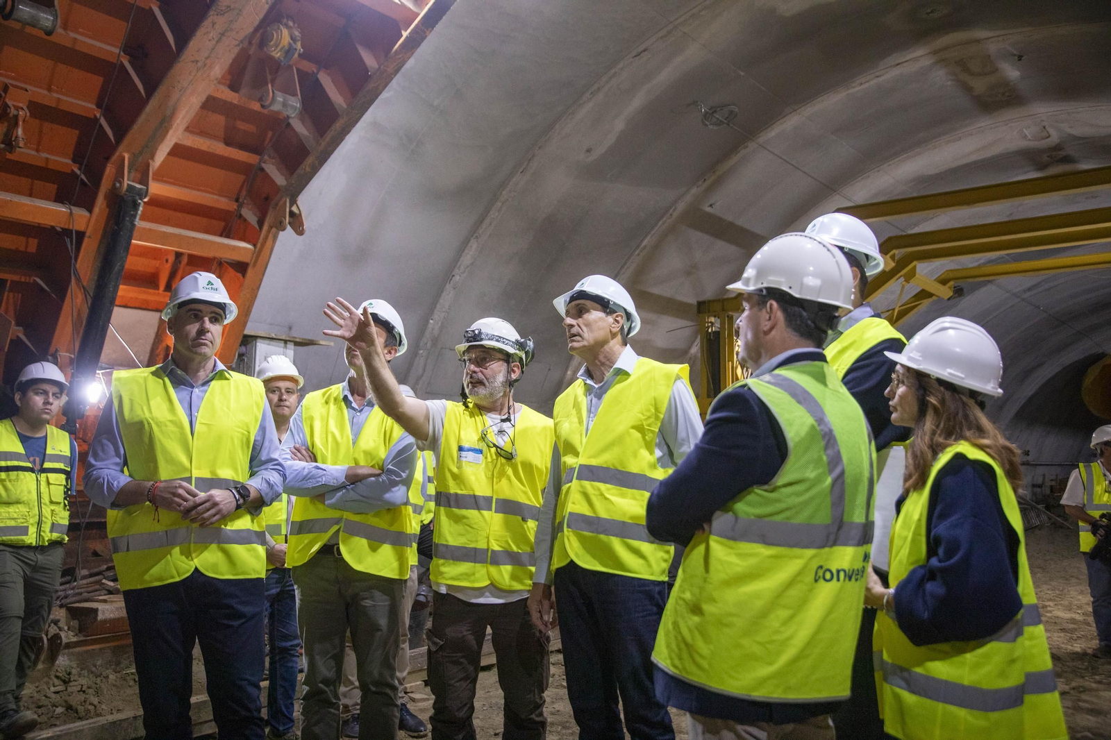Así avanzan las obras del túnel de Viator del Ave