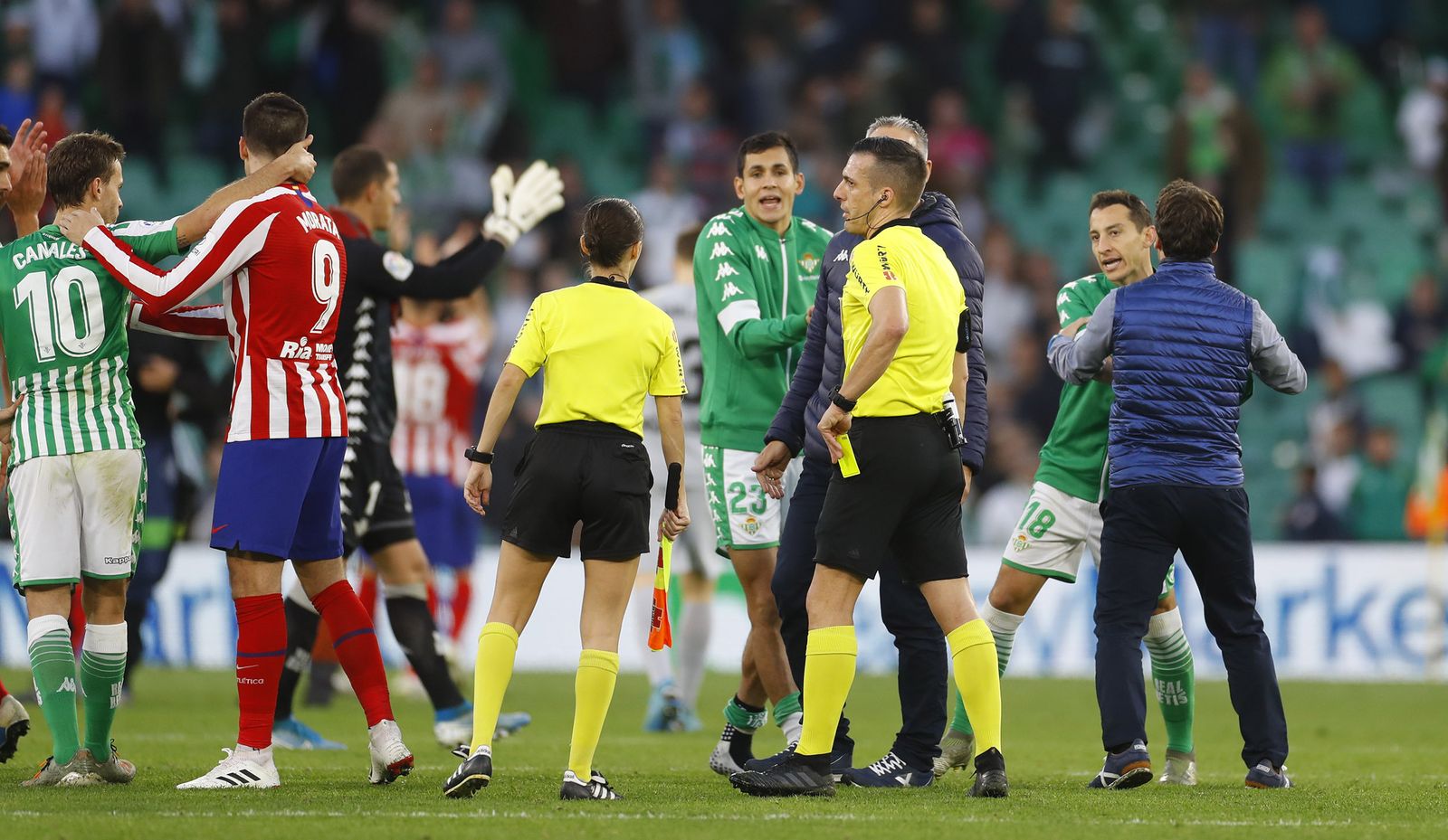 Las imágenes del Betis-atlético de Madrid