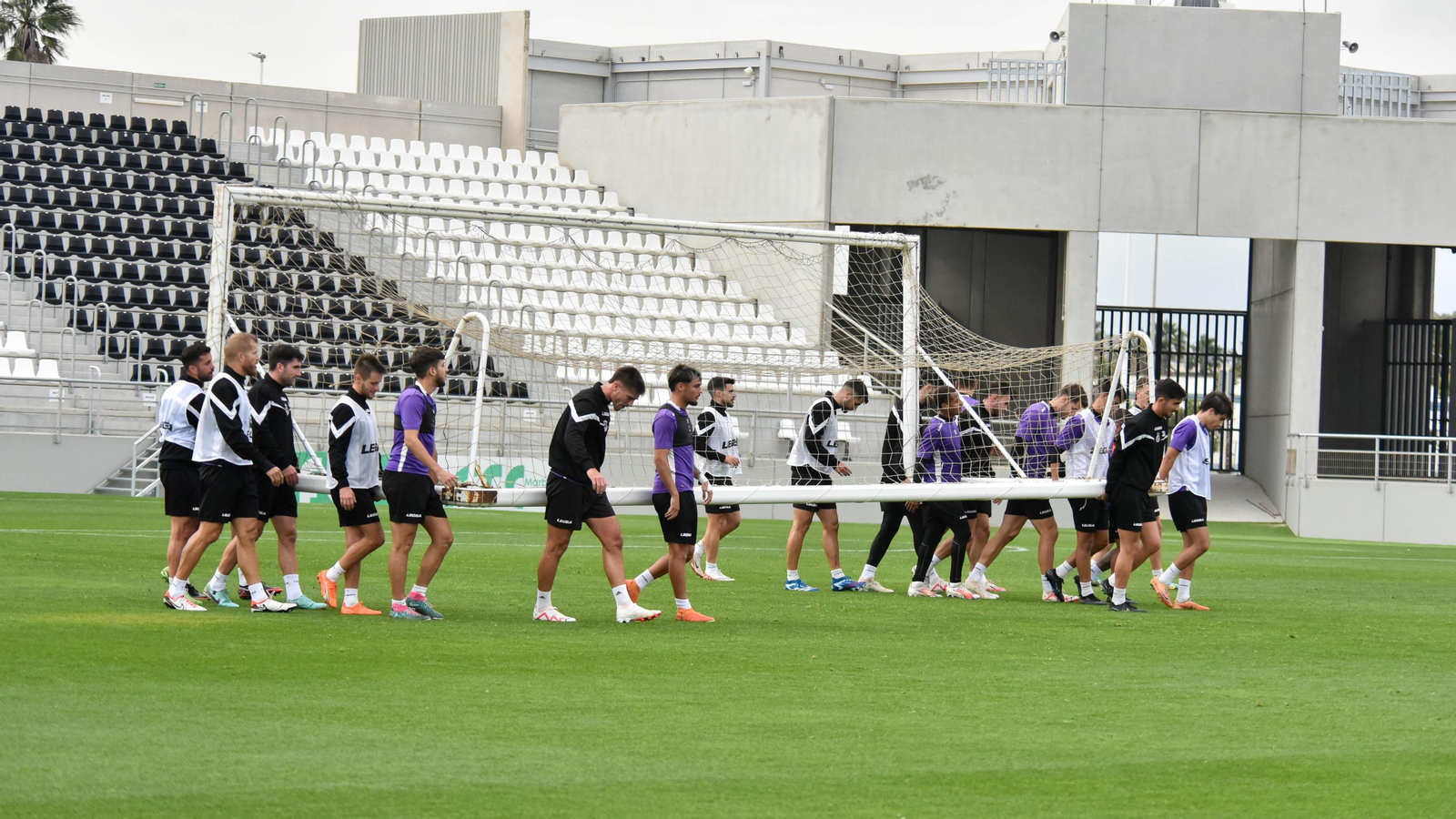 Las fotos del primer entrenamiento de Pitu y Rafa Ortiz con la Balona