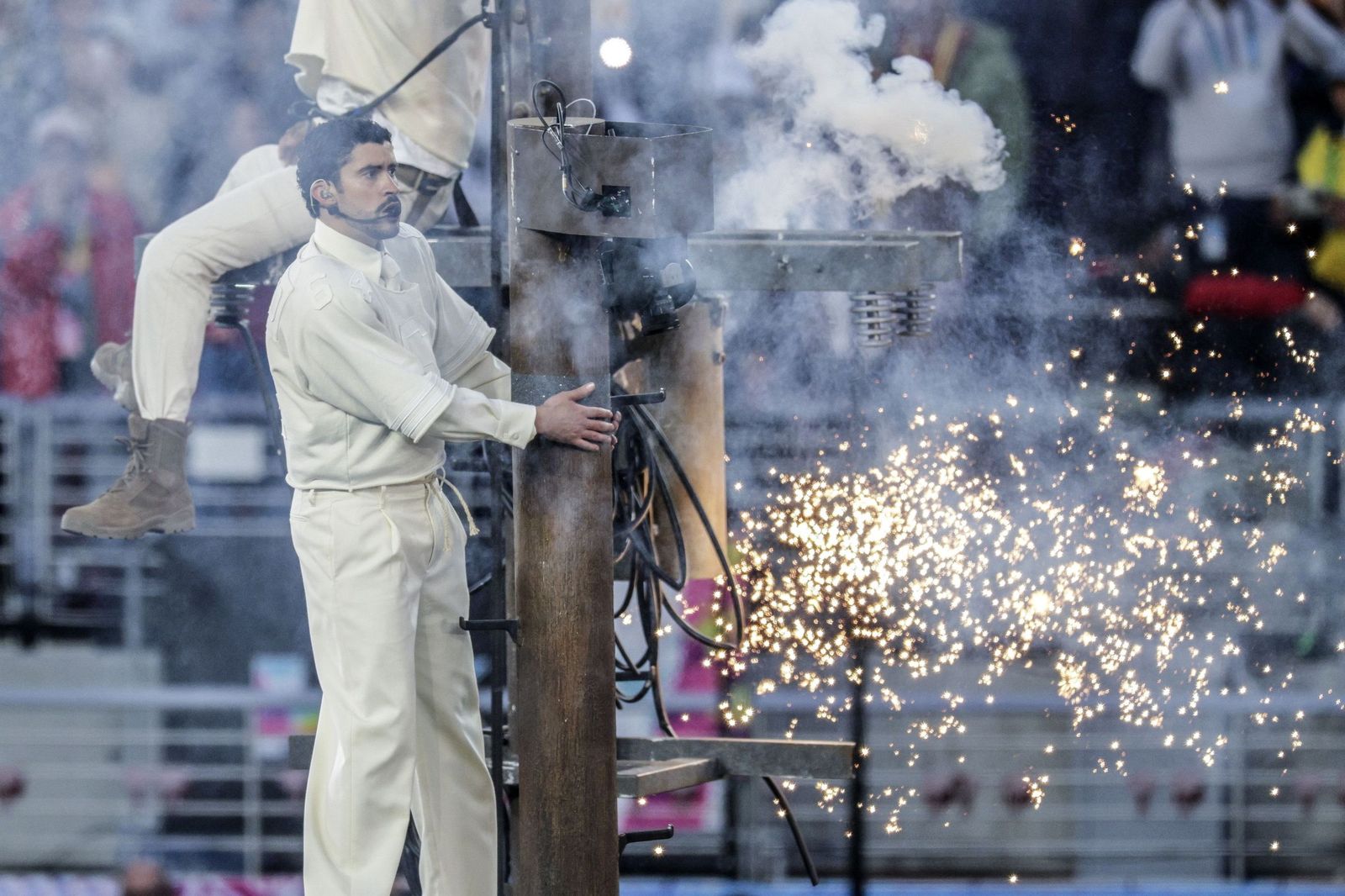 Las mejores fotos de la Super Bowl con la actuación de Bad Bunny