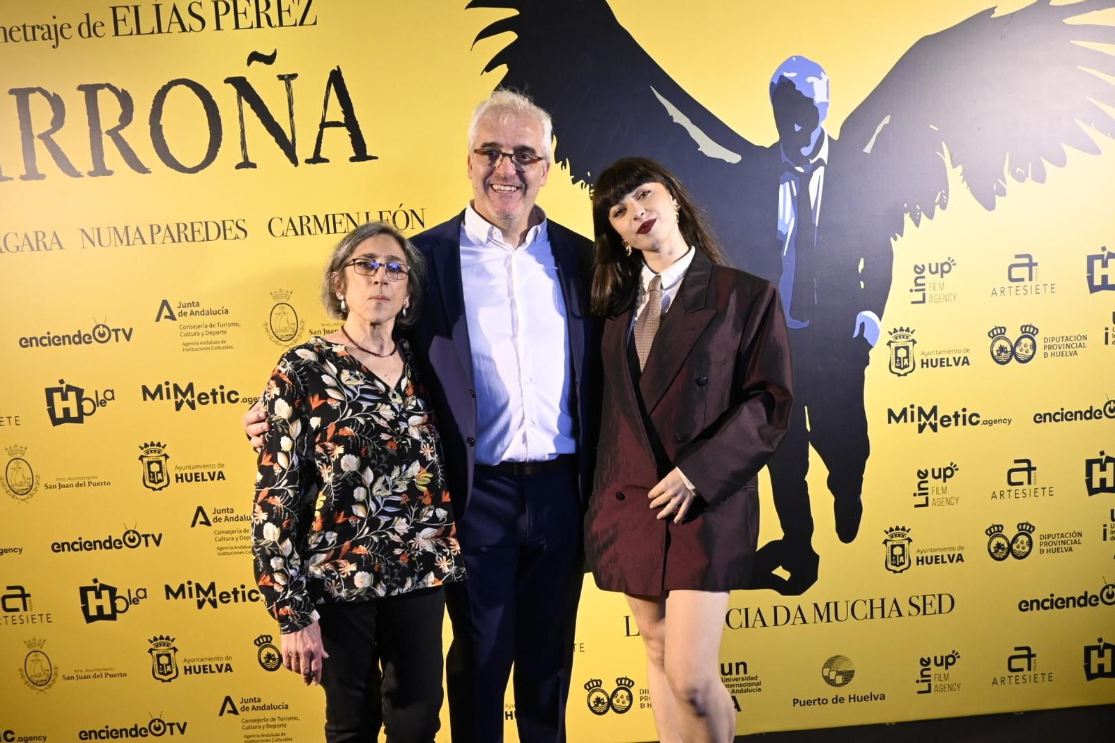 Estreno del cortometraje 'Carroña' del cineasta onubense Elías Pérez , en imágenes