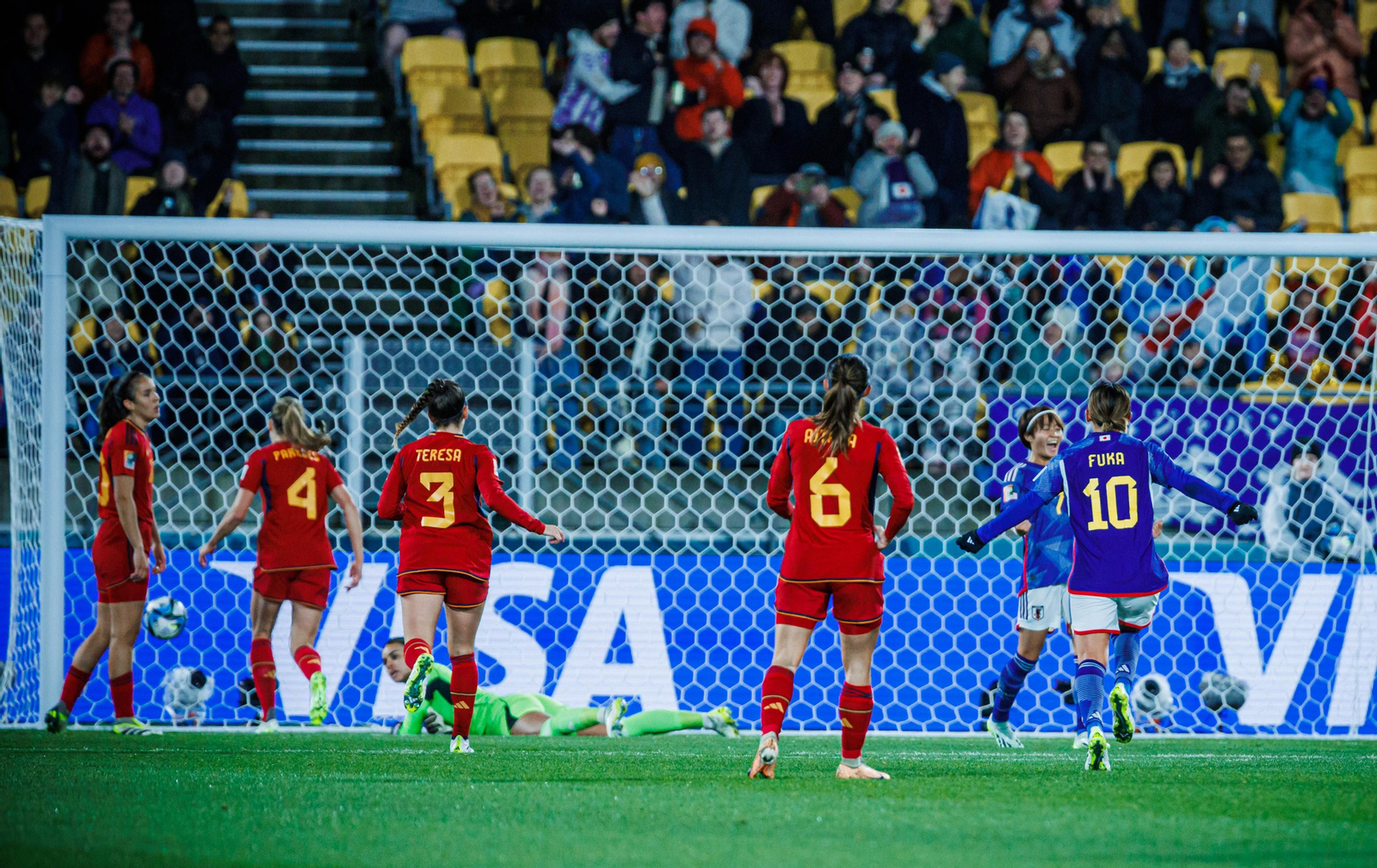 Las fotos de la goleada de Japón a España