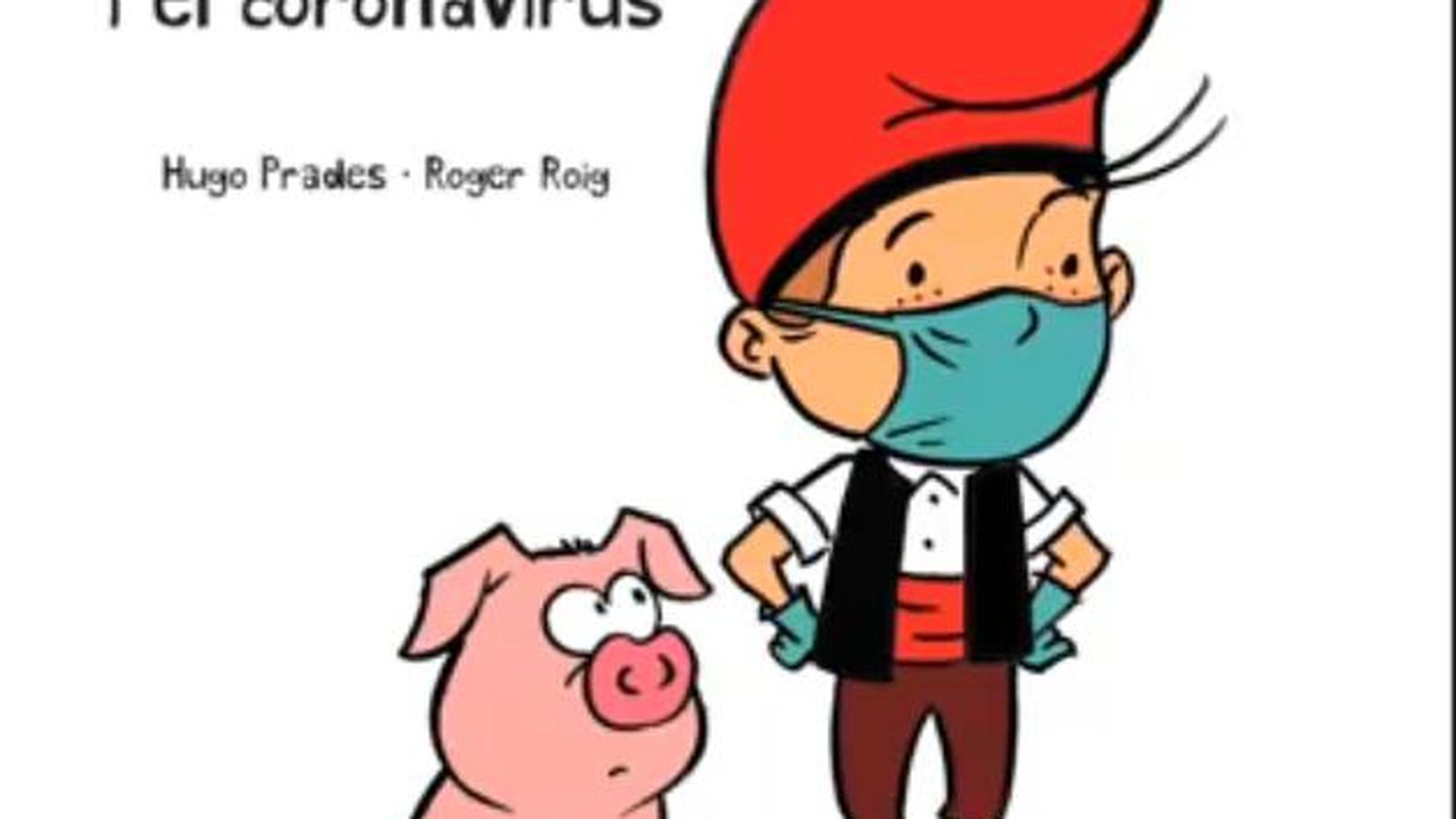 Patufet en su último cuento, dedicado al coronavirus