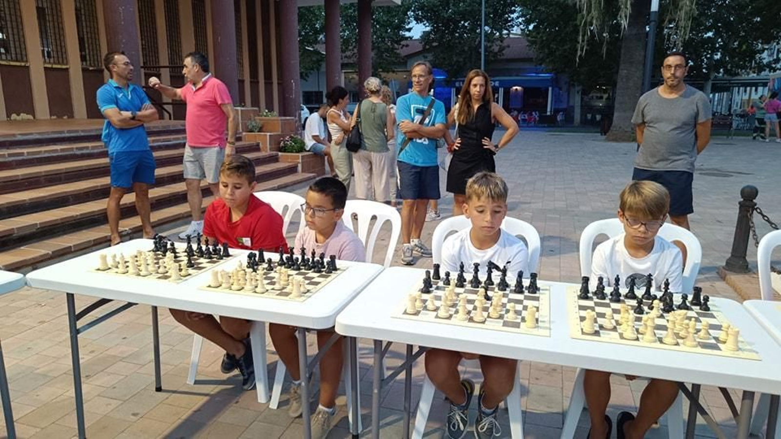 La simultánea de ajedrez de Villa del Río