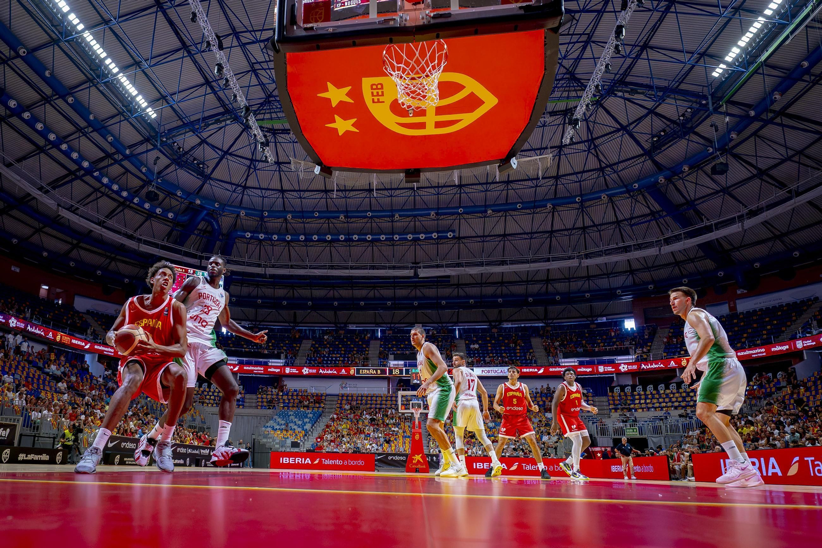 España B - Portugal en Málaga, en fotos
