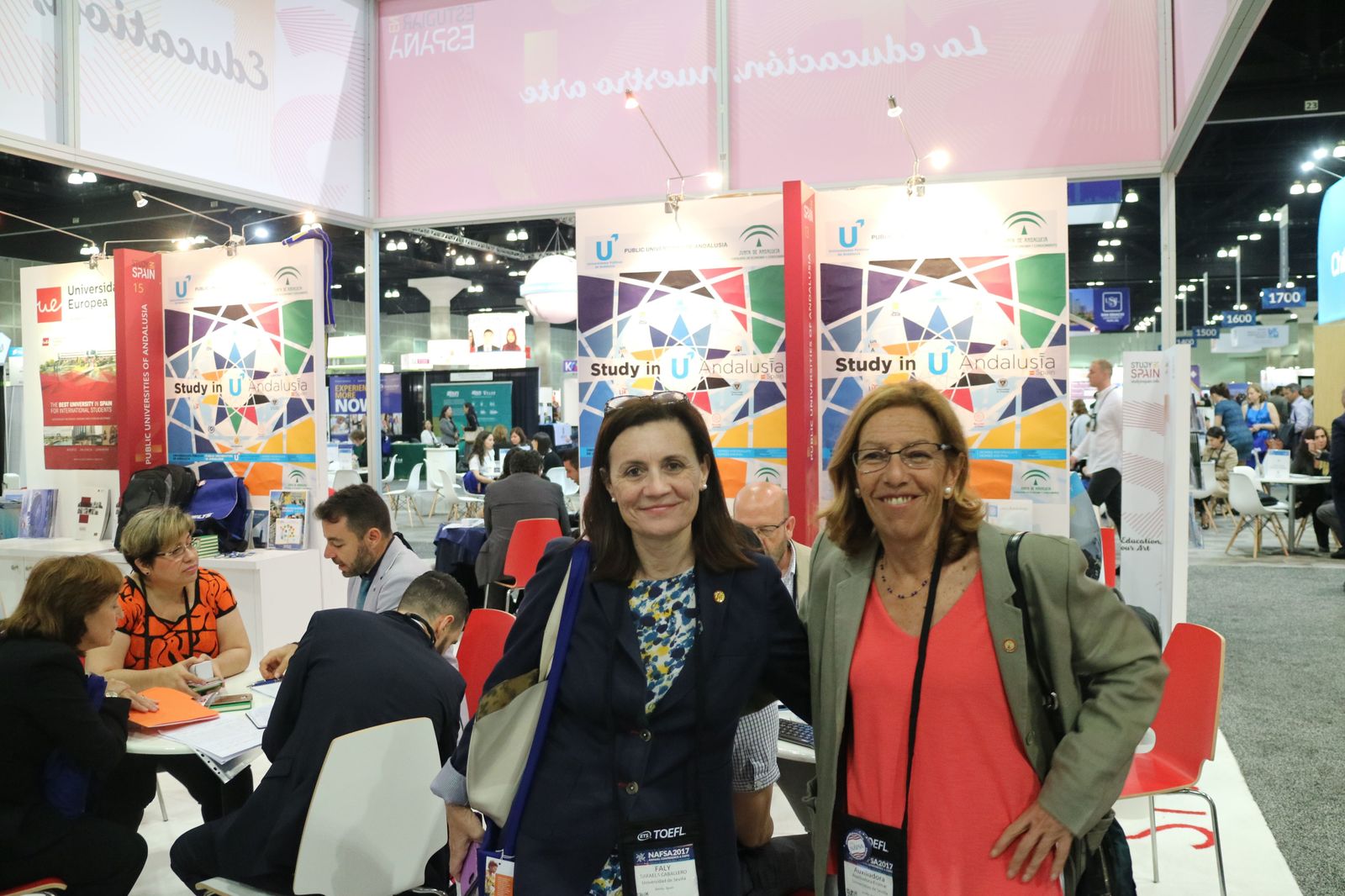 La delegación andaluza, en Nafsa 2017