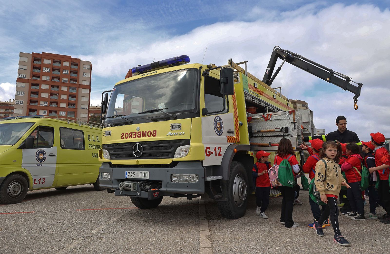 Imágenes del Día Europeo del 112 celebrado en el Puerto de Algeciras