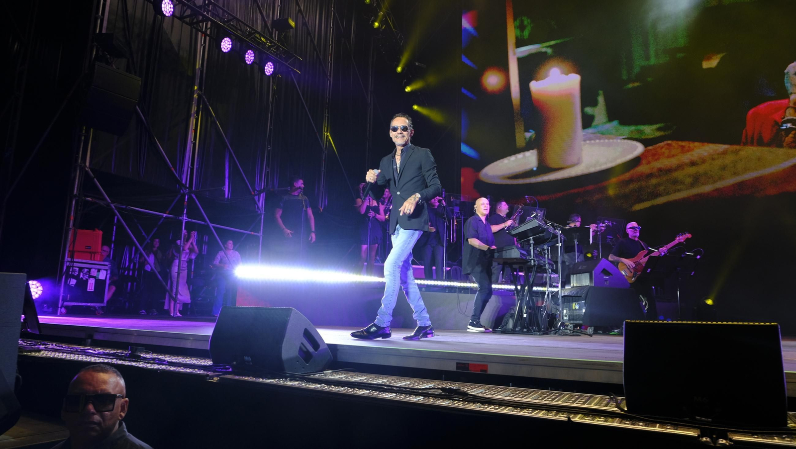Concierto de Marc Anthony en Roquetas, en imágenes