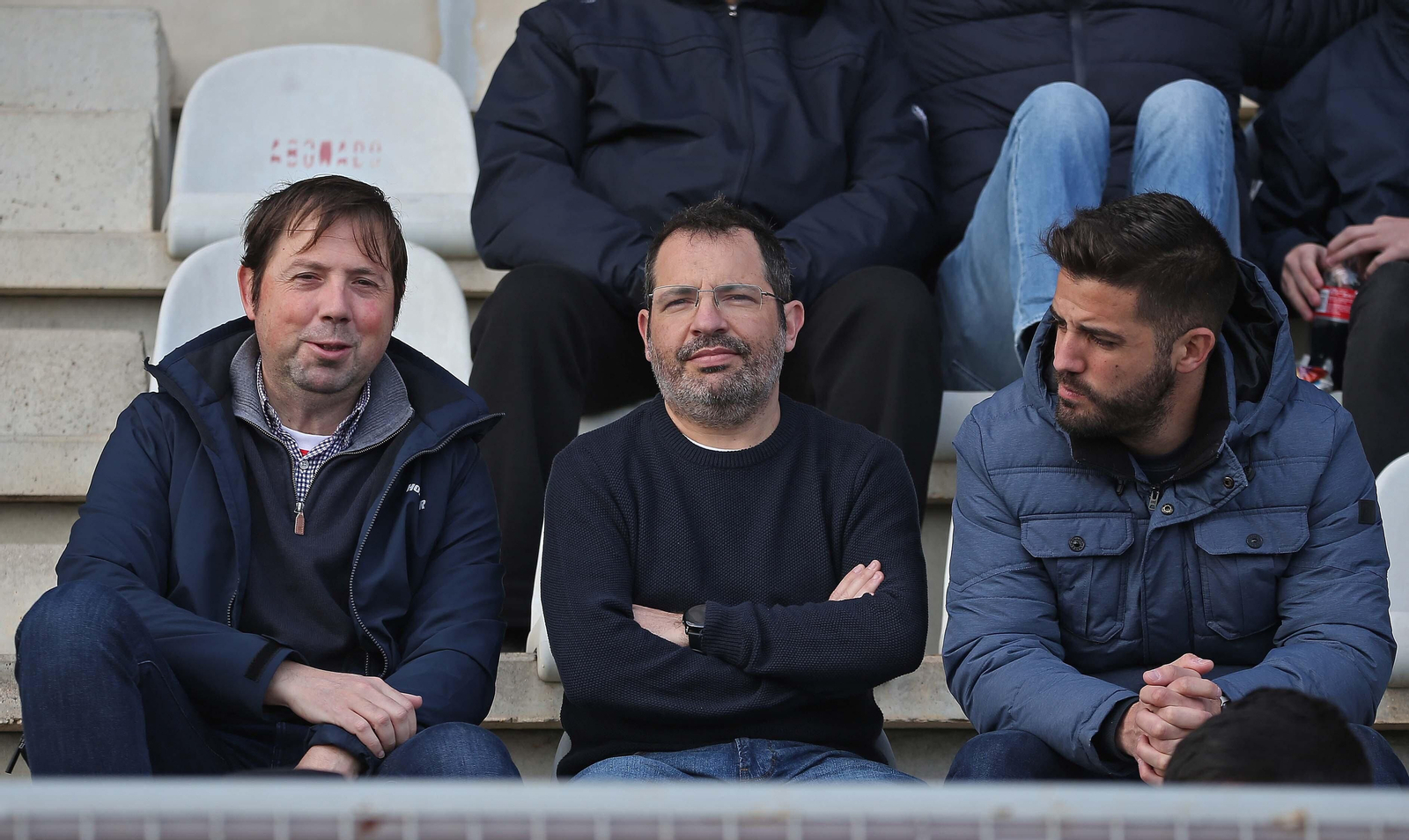 Fotos de la afición durante el Algeciras - Ceuta en el Nuevo Mirador