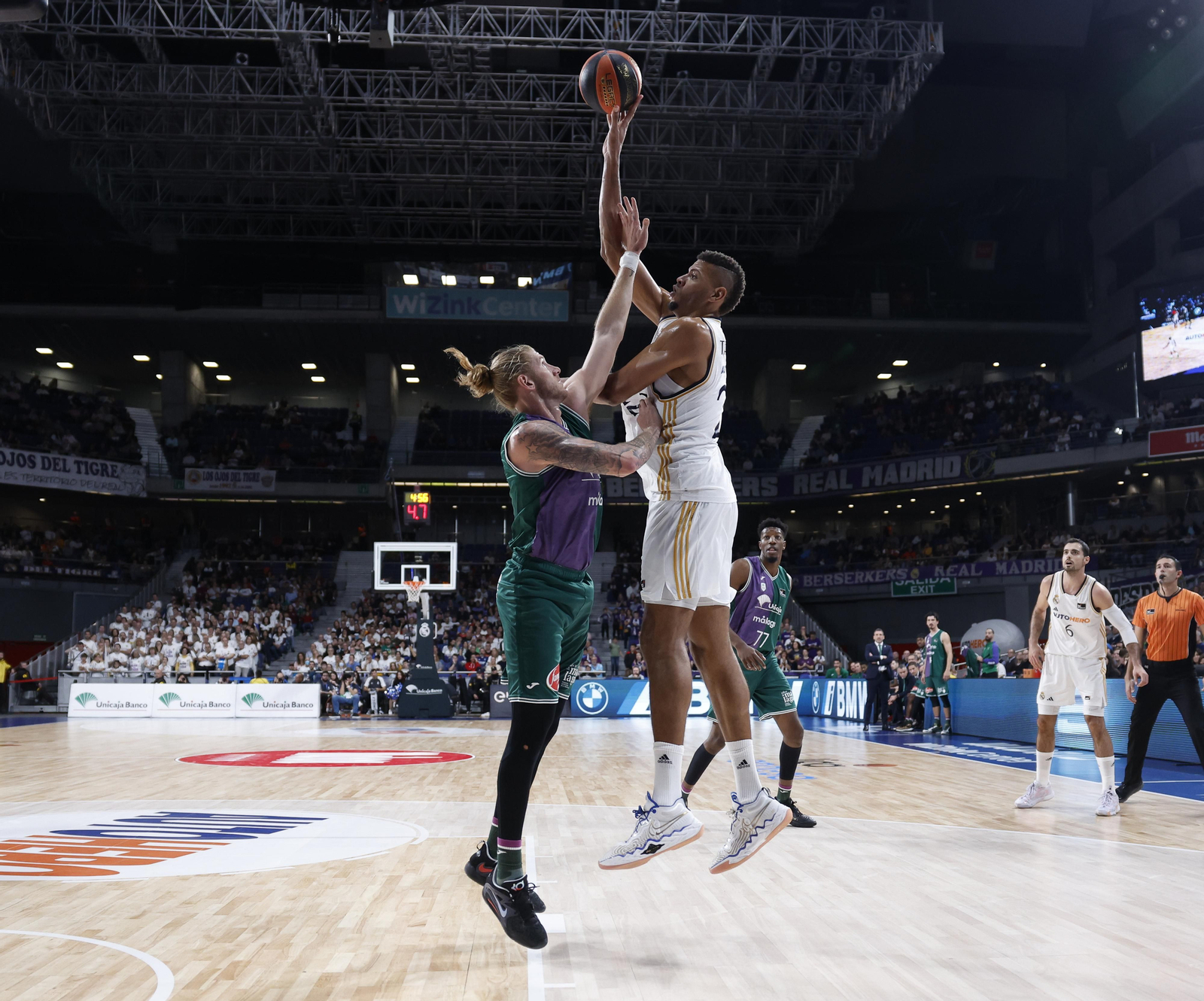 El Real Madrid-Unicaja, en fotos