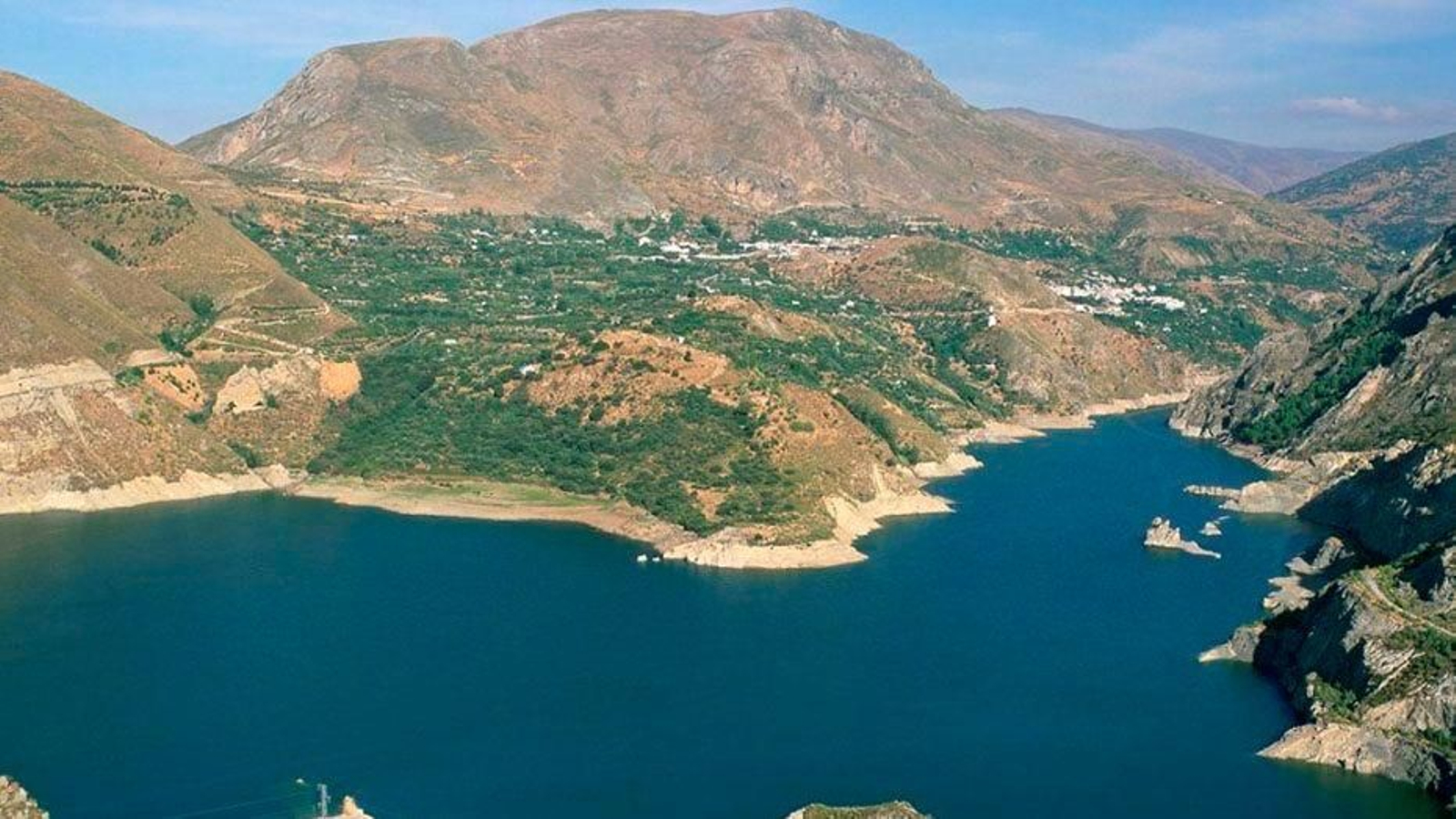 Vista aérea de Güéjar  Sierra