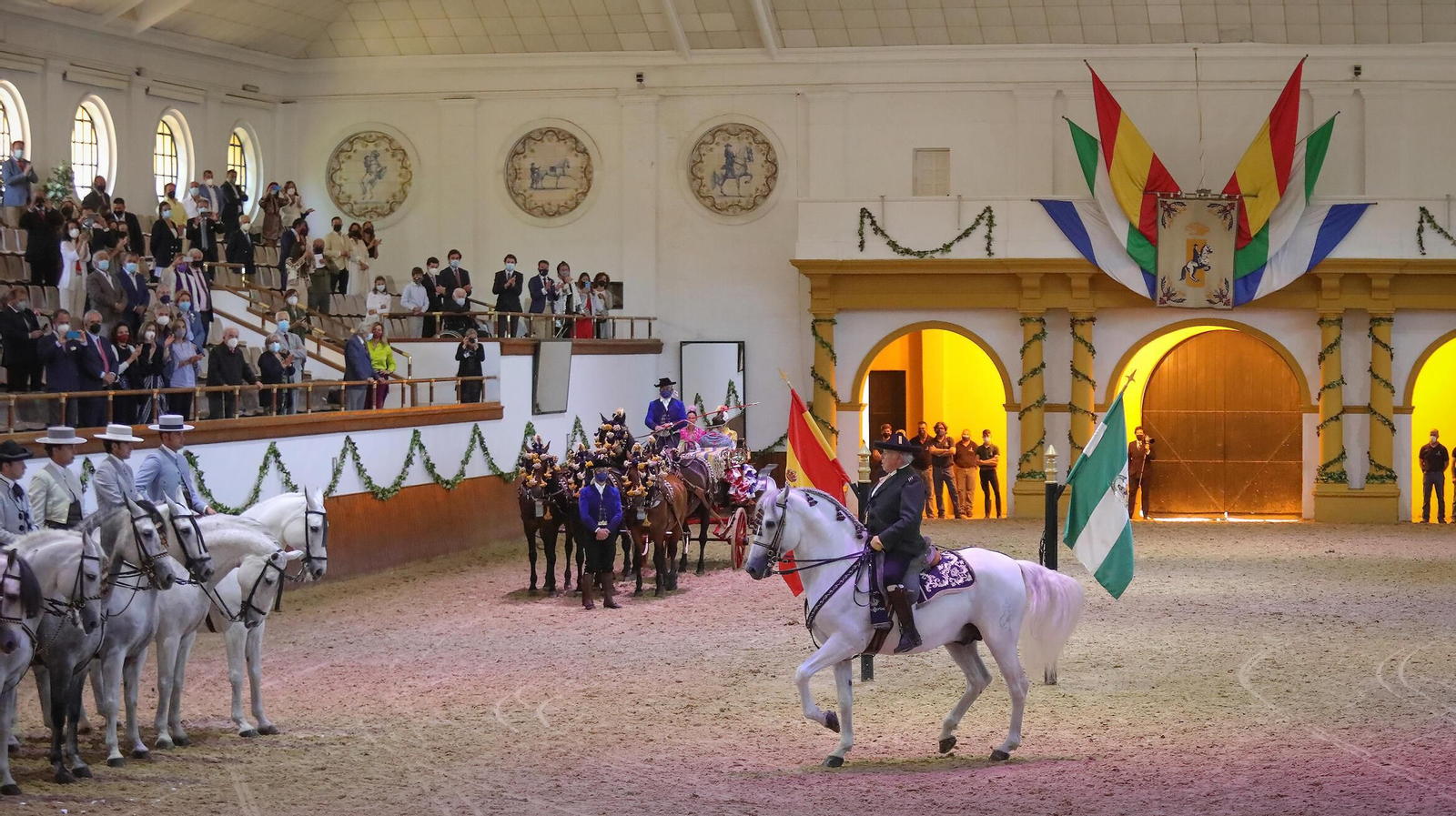 Así fue el homenaje a Álvaro Domecq en la Real Escuela Andaluza del Arte Ecuestre en Jerez