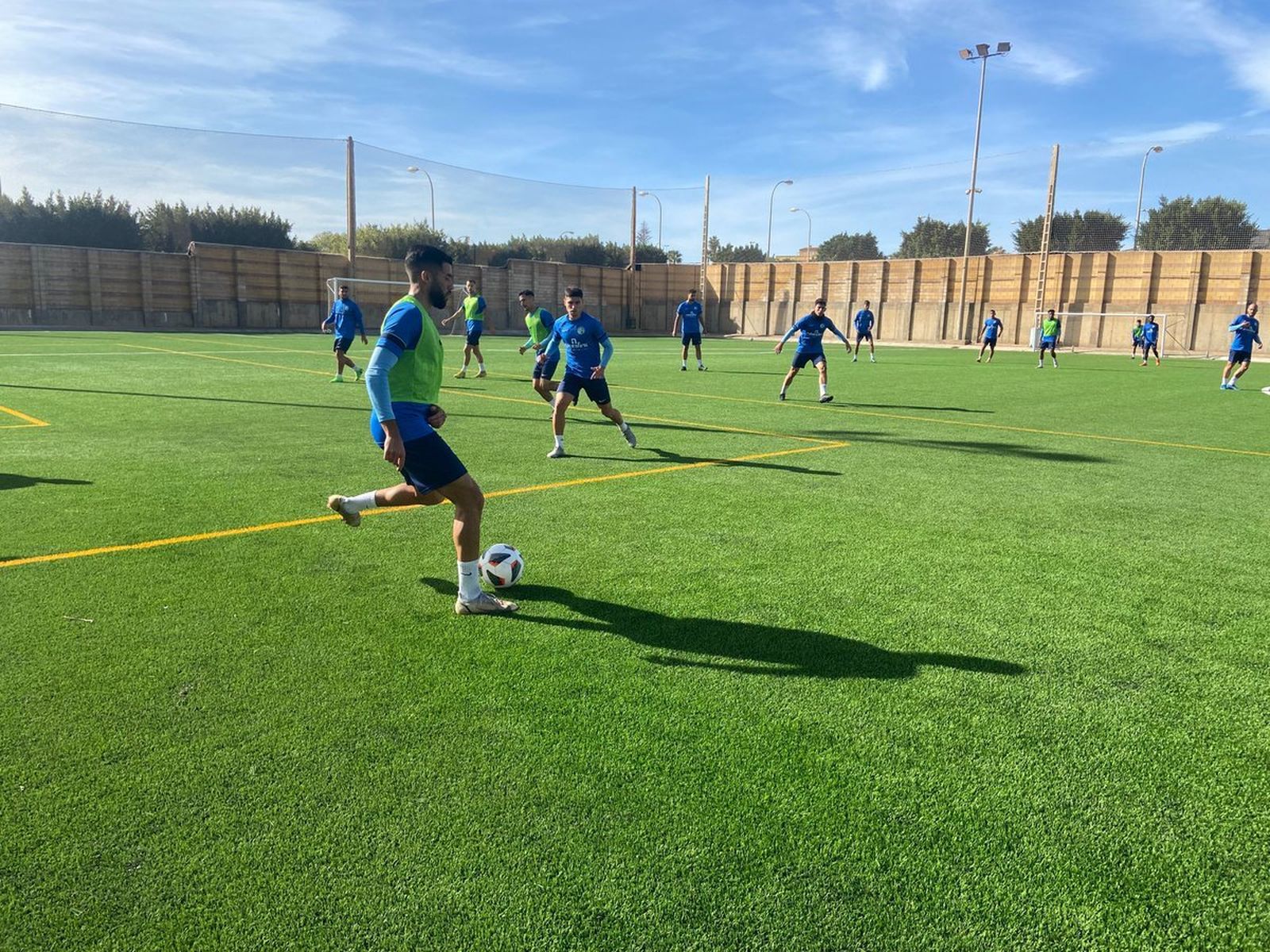 El Poli Ejido realizó este sábado su última sesión preparatoria en el anexo de Santo Domingo