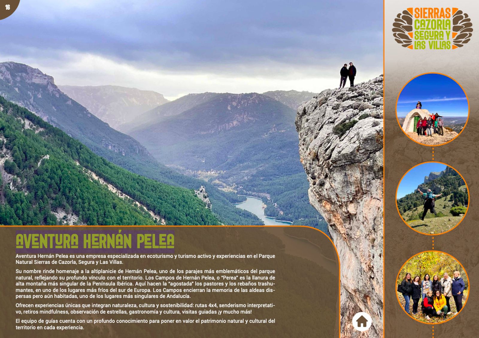 Actividad guiada en Pontones.