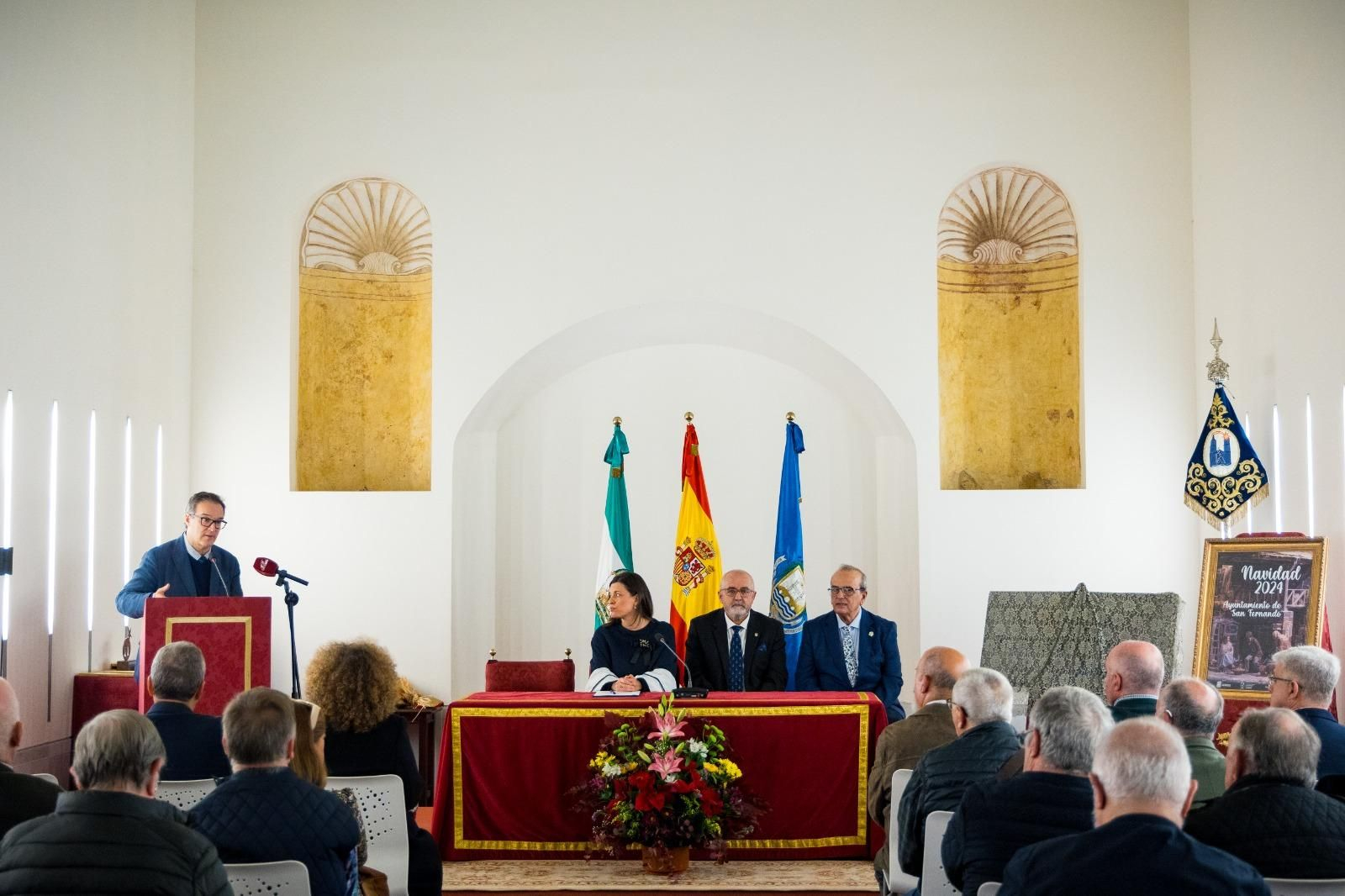 Así fue la presentación del cartel de la Navidad de los belenistas de San Fernando