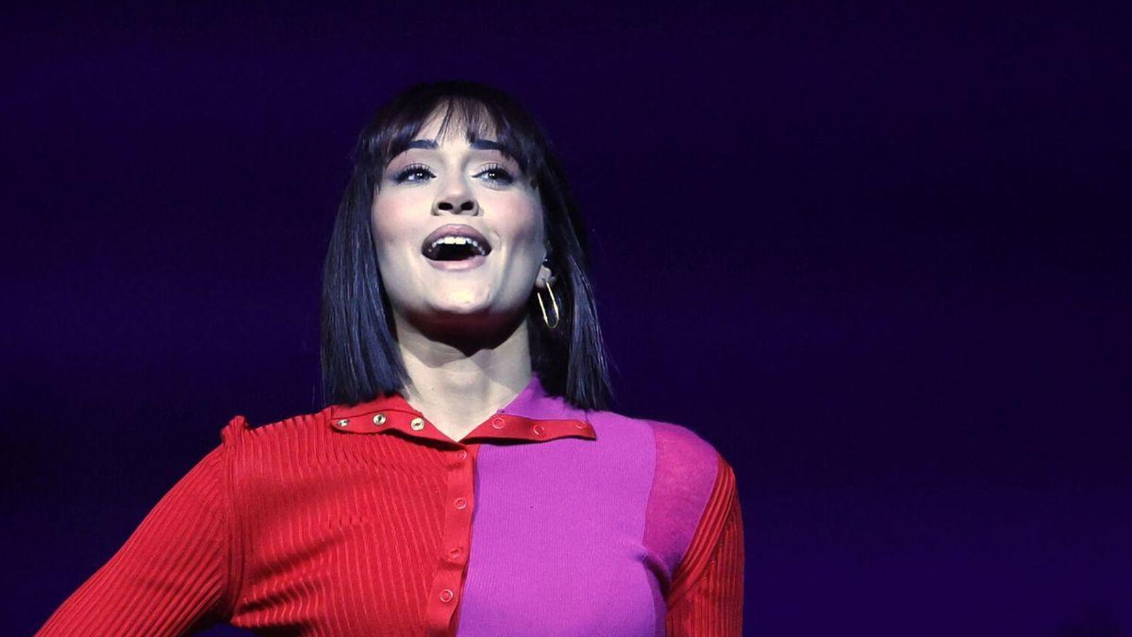 Aitana arrancará su concierto cuando acabe el partido de España.