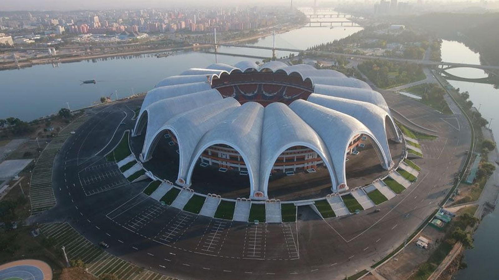 Estadio Rungrado en Corea del Norte